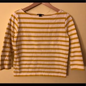 J. Crew 3/4 length sleeve top